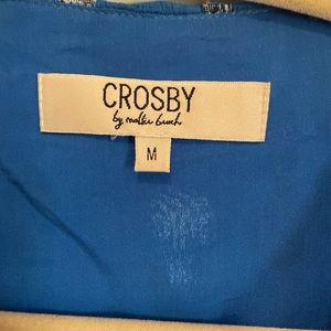 Crosby size medium short dress with braided waist tie.